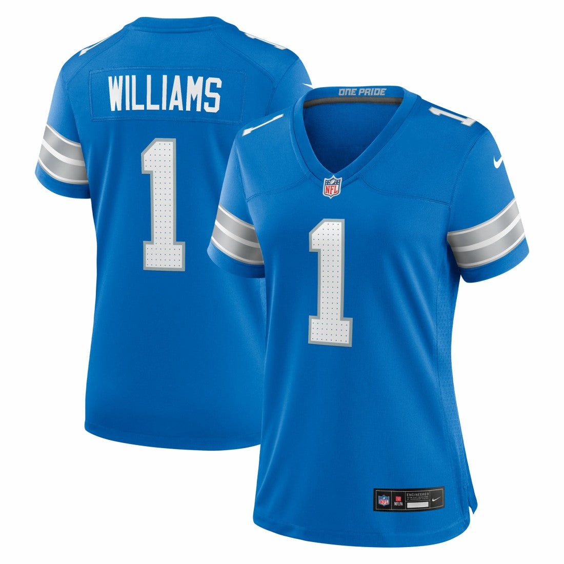 Jameson Williams Detroit Lions Women's Game Player Jersey Blue - Nike