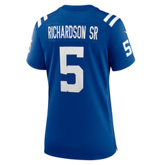 Anthony Richardson Sr. Indianapolis Colts Women's Team Game Jersey Royal - Nike