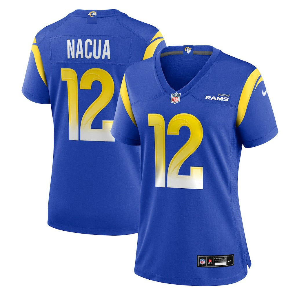 Puka Nacua Los Angeles Rams Women's Game Player Jersey Royal - Nike