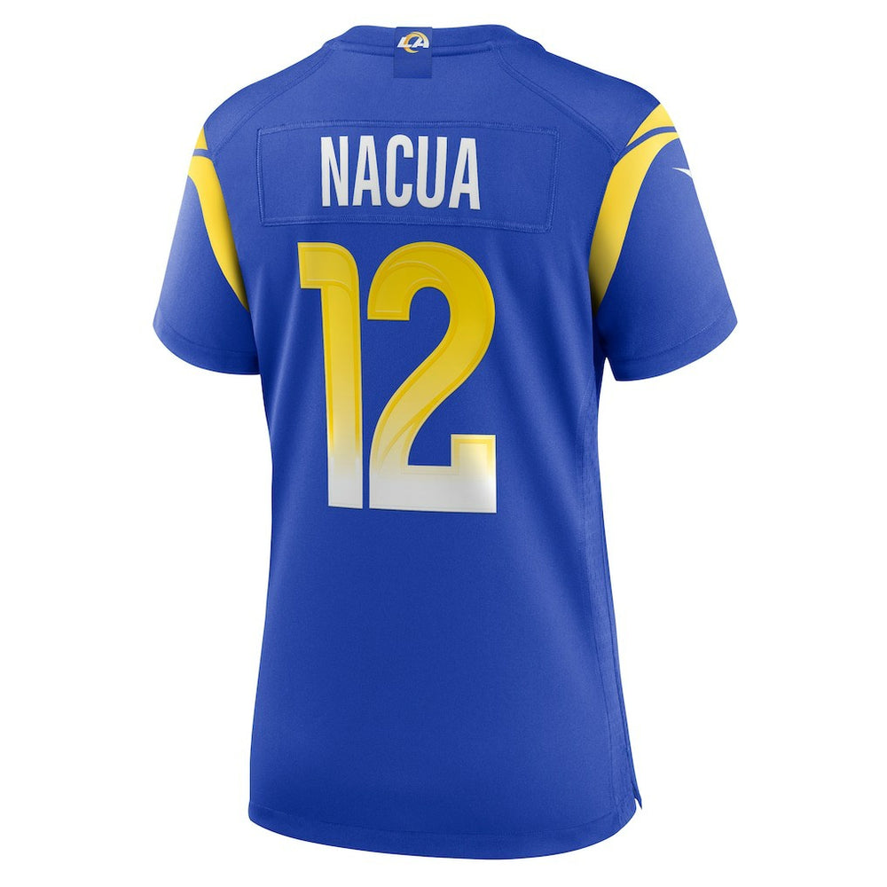 Puka Nacua Los Angeles Rams Women's Game Player Jersey Royal - Nike