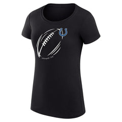 Indianapolis Colts G-III 4Her by Carl Banks Women's Super-Slim Fit Lightweight Subtle Football T-Shirt Black - NFL