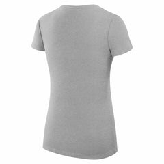 Detroit Lions G-III 4Her by Carl Banks Women's Super-Slim Fit Lightweight Subtle Football V-Neck T-Shirt Heather Gray - NFL