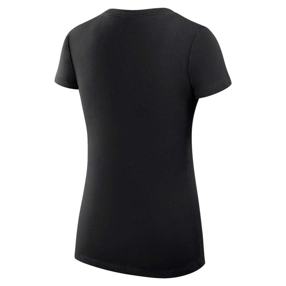 Tampa Bay Buccaneers G-III 4Her by Carl Banks Women's Super-Slim Fit Lightweight Subtle Football V-Neck T-Shirt Black - NFL