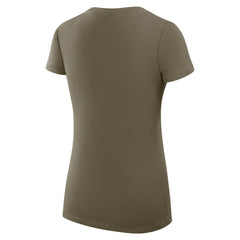 New York Jets G-III 4Her by Carl Banks Women's Super-Slim Fit Lightweight Subtle Football V-Neck T-Shirt Olive - NFL