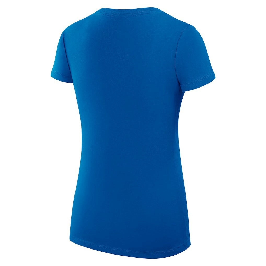 Buffalo Bills G-III 4Her by Carl Banks Women's Super-Slim Fit Lightweight Subtle Football V-Neck T-Shirt Royal - NFL