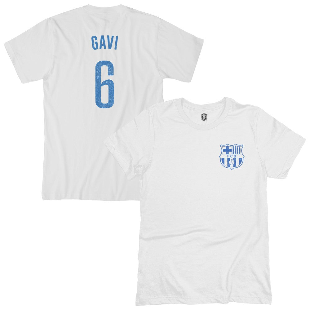 Gavi Barcelona 1863FC Player T-Shirts - White