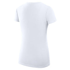 Baltimore Ravens G-III 4Her by Carl Banks Women's Super-Slim Fit Lightweight Collage Team V-Neck T-Shirt White - NFL