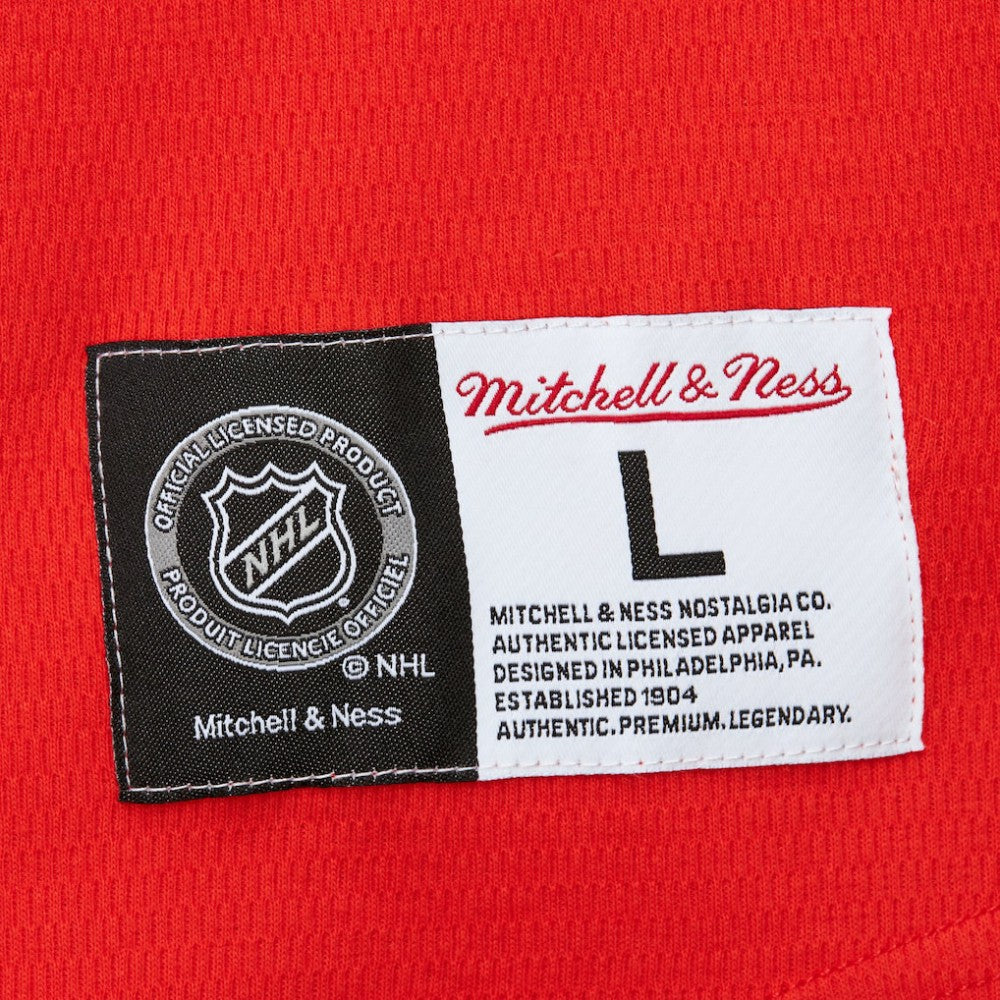 Philadelphia Flyers - Mitchell & Ness Thermal Henley Long Sleeve T-Shirt Orange
