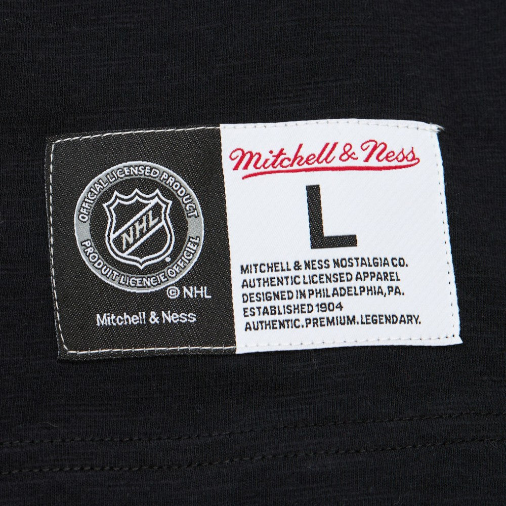 Carolina Hurricanes - Mitchell & Ness Legendary Slub Raglan Long Sleeve T-Shirt Black/Red