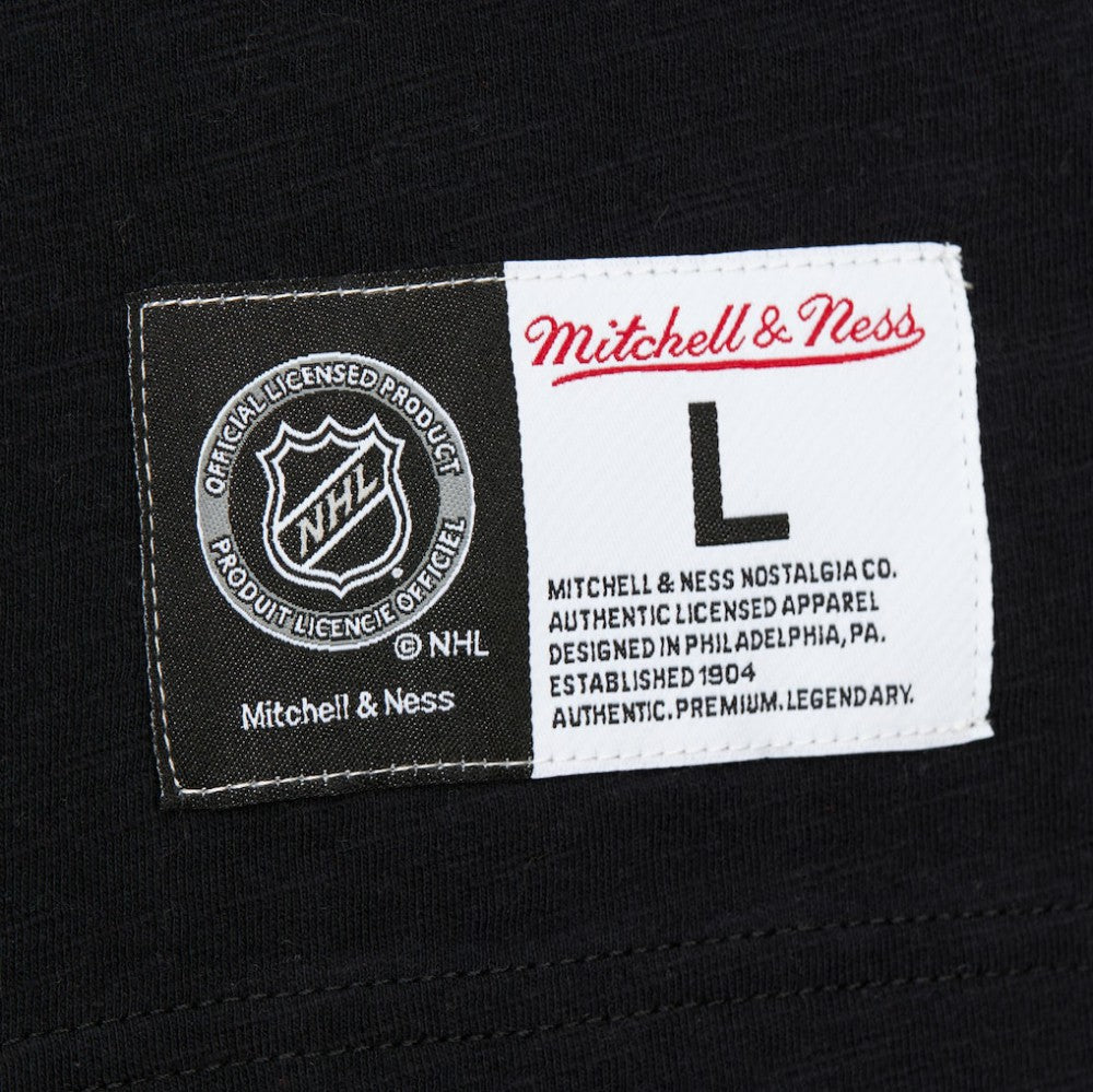 San Jose Sharks - Mitchell & Ness Legendary Slub Raglan Long Sleeve T-Shirt Black/Teal