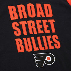 Philadelphia Flyers - Mitchell & Ness Legendary Slub Raglan Long Sleeve T-Shirt Black/Orange