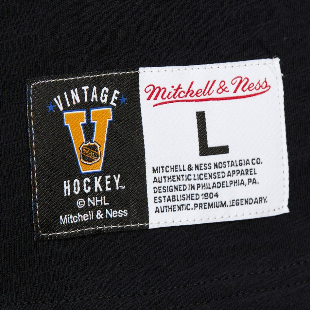 Philadelphia Flyers - Mitchell & Ness Legendary Slub Raglan Long Sleeve T-Shirt Black/Orange