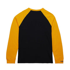 Boston Bruins Mitchell & Ness Legendary Slub Raglan Long Sleeve T-Shirt Black/Gold