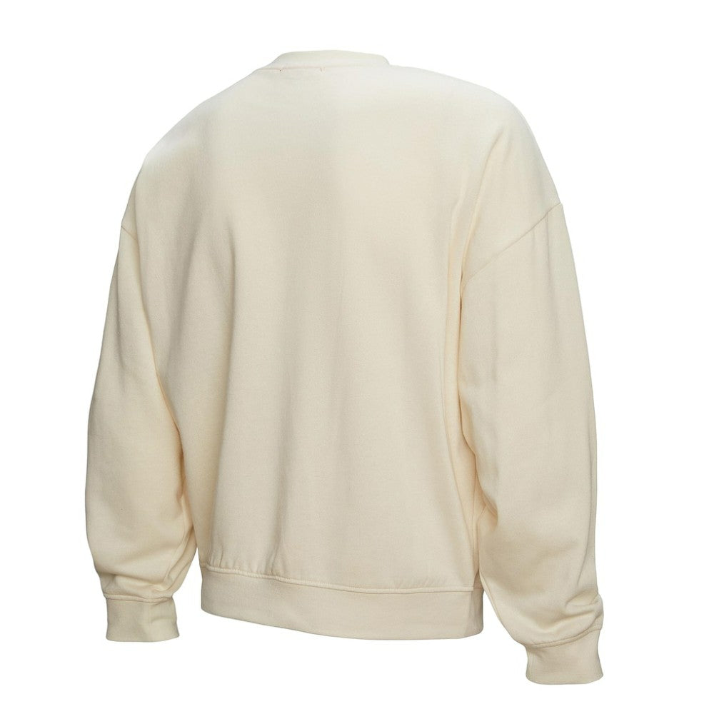 New York Rangers Mitchell & Ness Women's Logo 3.0 Pullover Sweatshirt Cream