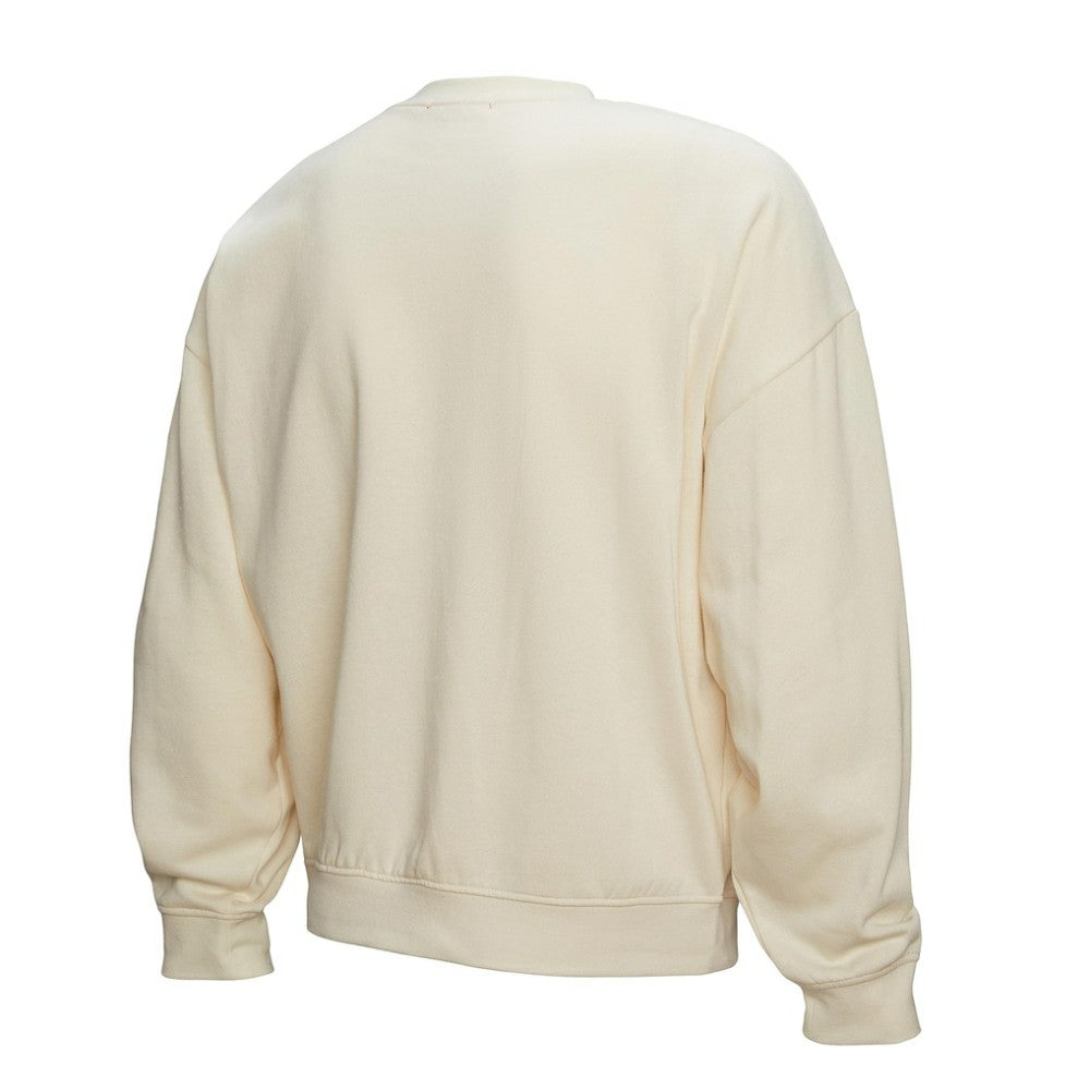 New York Rangers Mitchell & Ness Women's Logo 3.0 Pullover Sweatshirt Cream
