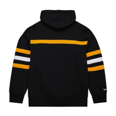 Boston Bruins Mitchell & Ness Head Coach Slogan Pullover Hoodie Black