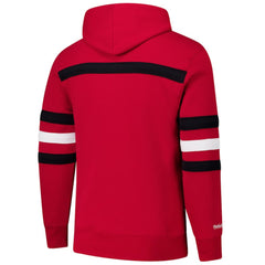 Detroit Red Wings - Mitchell & Ness Head Coach Slogan Pullover Hoodie Red