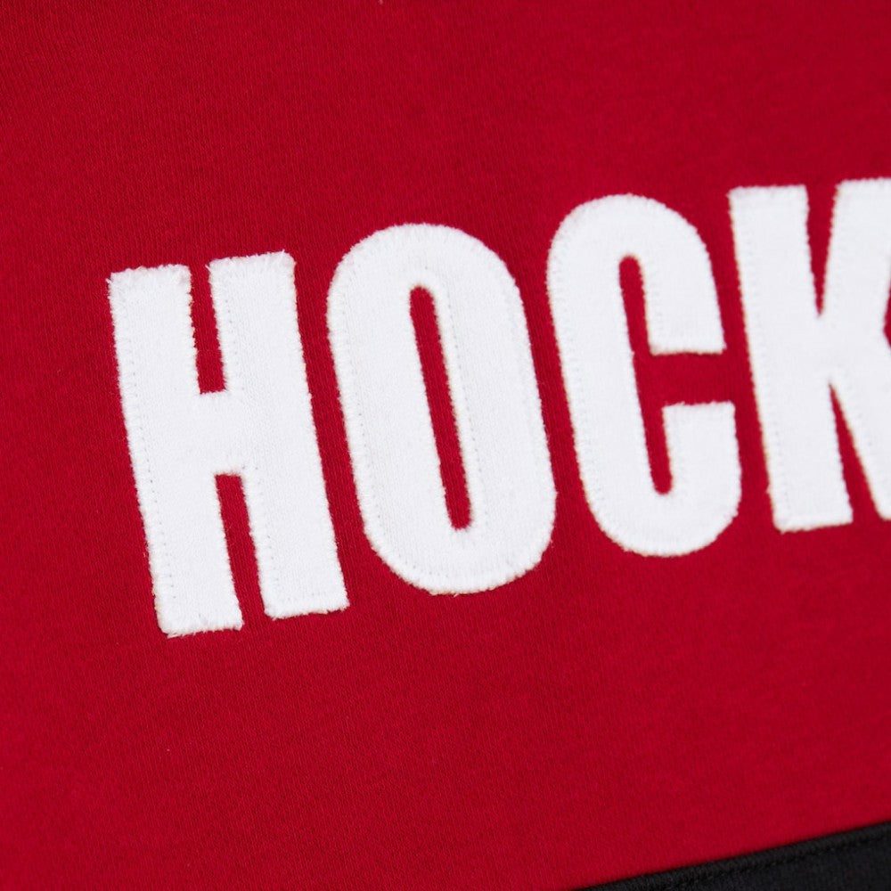 Detroit Red Wings - Mitchell & Ness Head Coach Slogan Pullover Hoodie Red