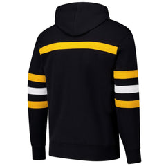 Pittsburgh Penguins Mitchell & Ness Head Coach Slogan Pullover Hoodie Black