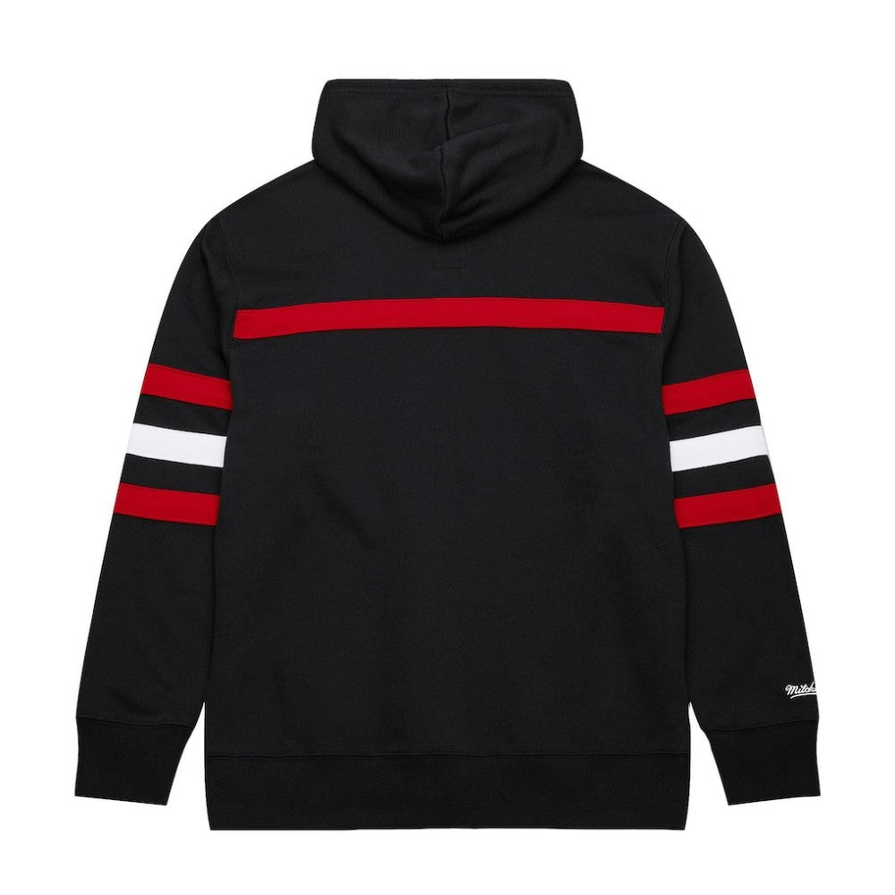 New Jersey Devils - Mitchell & Ness Head Coach Slogan Pullover Hoodie Black