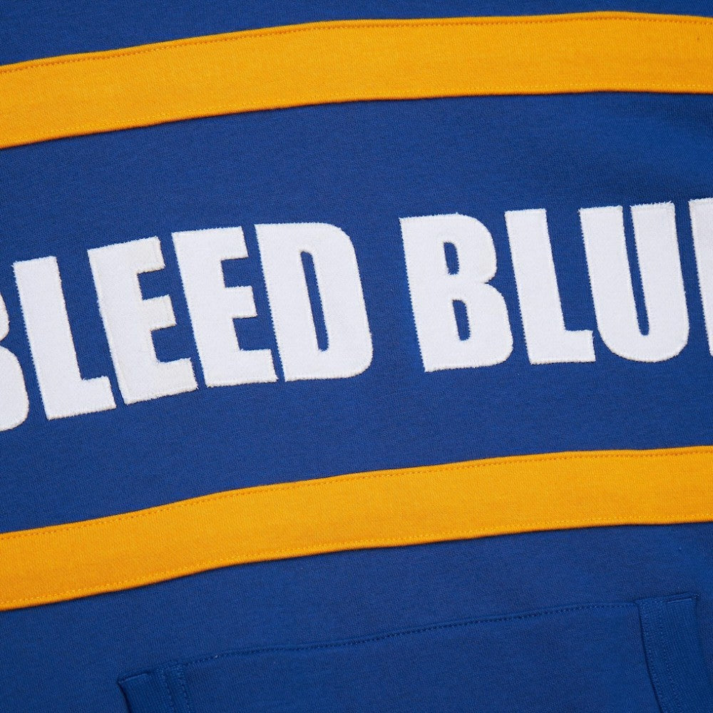 St. Louis Blues - Mitchell & Ness Head Coach Slogan Pullover Hoodie Blue