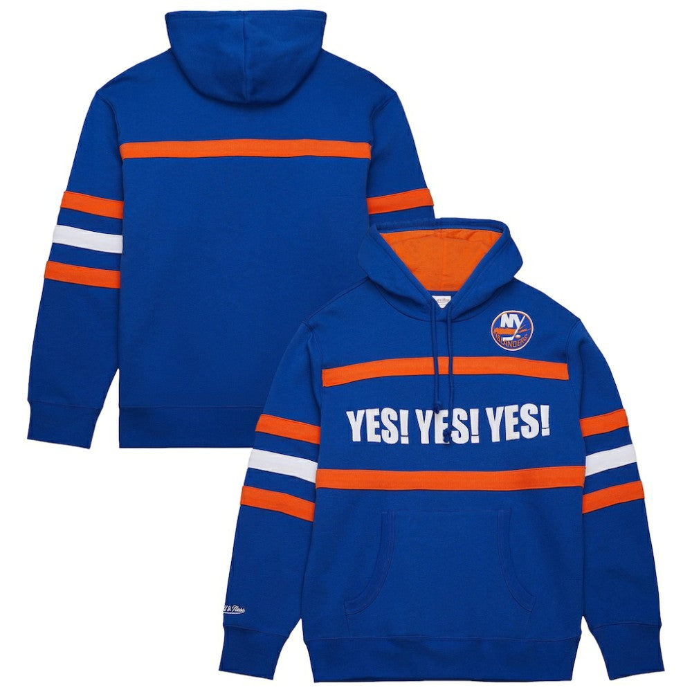 New York Islanders - Mitchell & Ness Head Coach Slogan Pullover Hoodie Royal