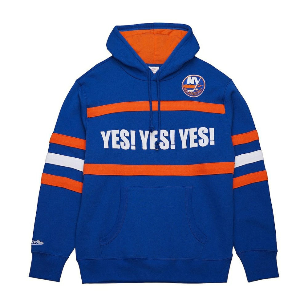 New York Islanders - Mitchell & Ness Head Coach Slogan Pullover Hoodie Royal
