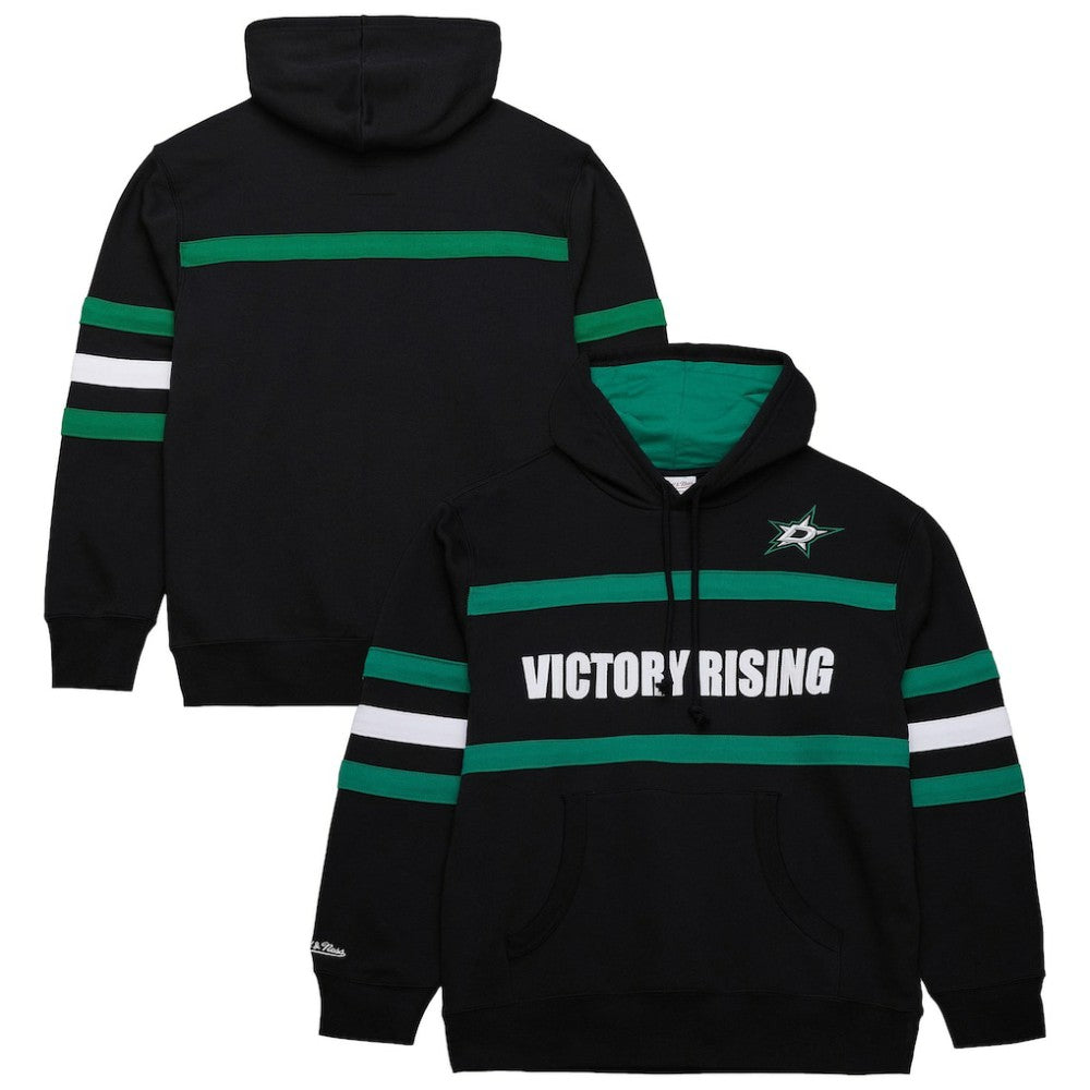 Dallas Stars - Mitchell & Ness Head Coach Slogan Pullover Hoodie Black