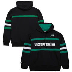 Dallas Stars - Mitchell & Ness Head Coach Slogan Pullover Hoodie Black