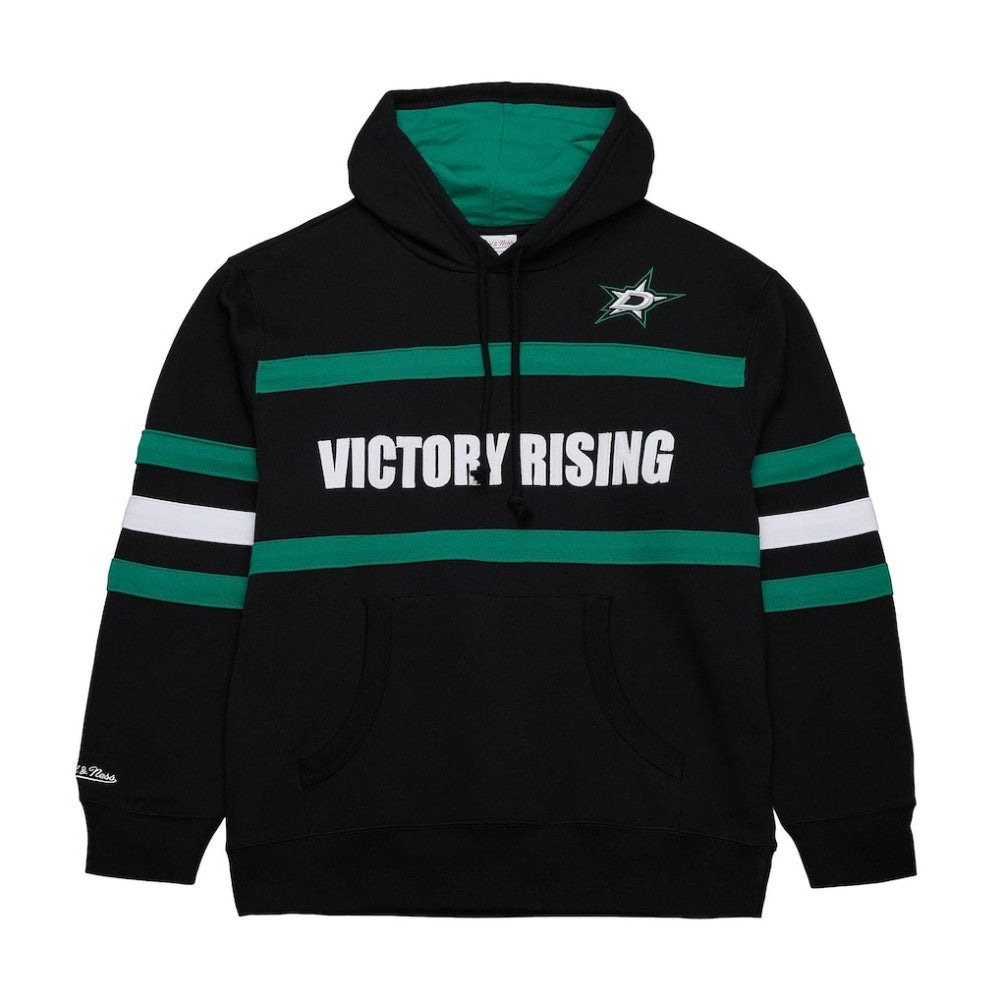 Dallas Stars - Mitchell & Ness Head Coach Slogan Pullover Hoodie Black
