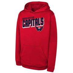 Washington Capitals Youth Cyber Punk Performance Hoodie Red