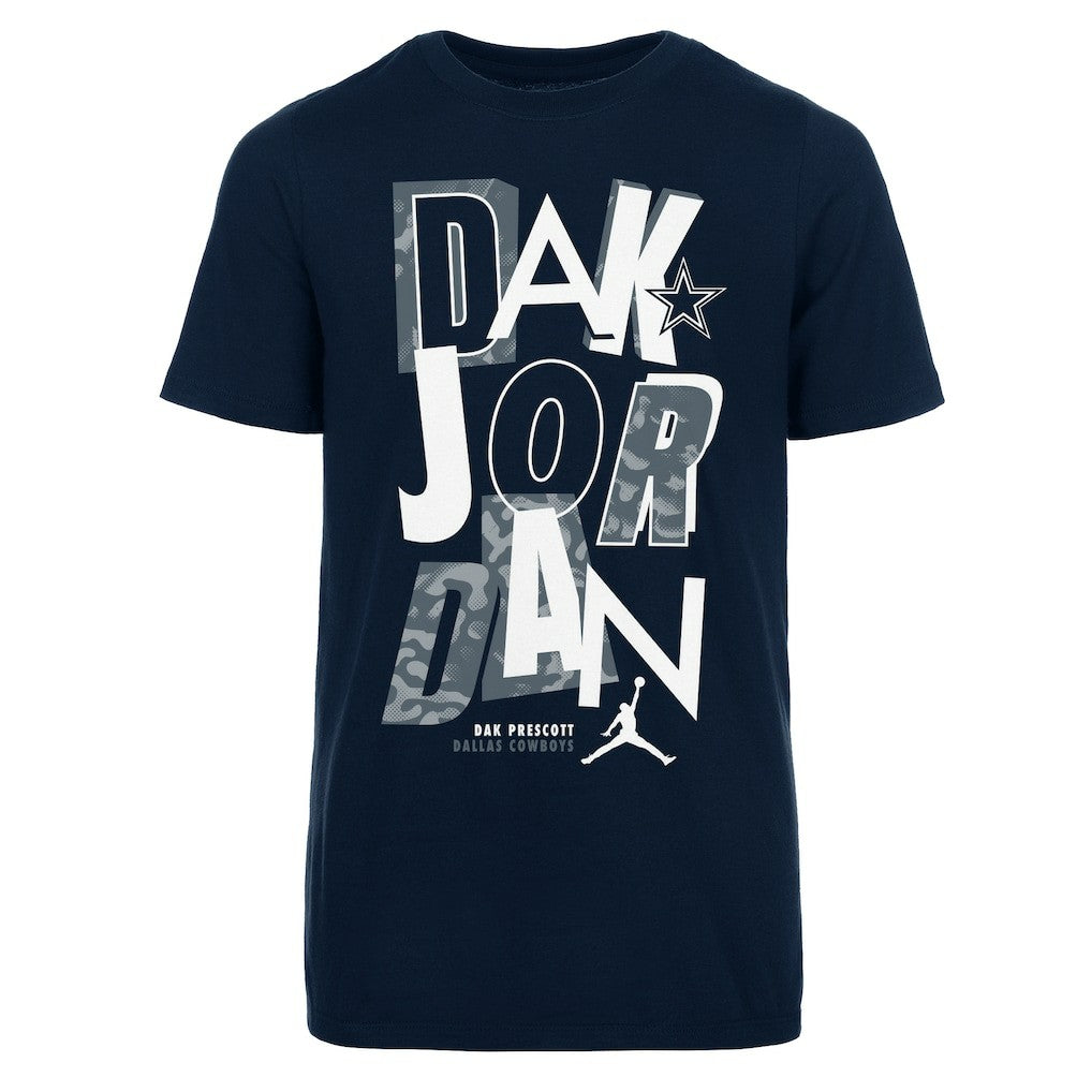 Dak Prescott Dallas Cowboys Jordan Brand Youth Fresh Player Name T-Shirt Navy - NFL