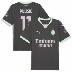 Puma Christian Pulisic AC Milan 2024/25 Third Replica Player Jerseys - Charcoal