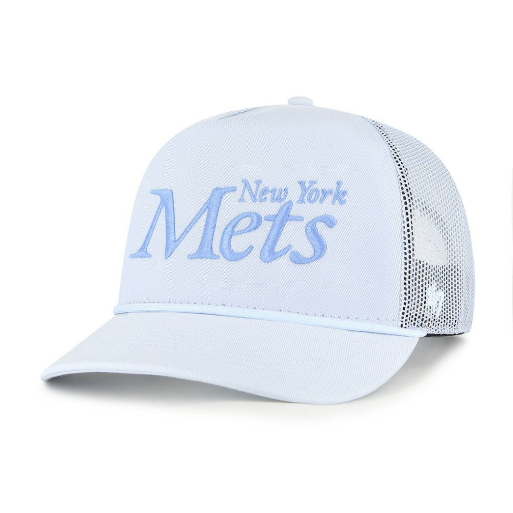 New York Mets '47 Foundation Script Hitch Adjustable Trucker Hat Sale