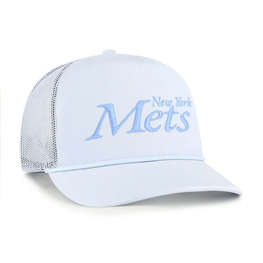 New York Mets '47 Foundation Script Hitch Adjustable Trucker Hat Sale