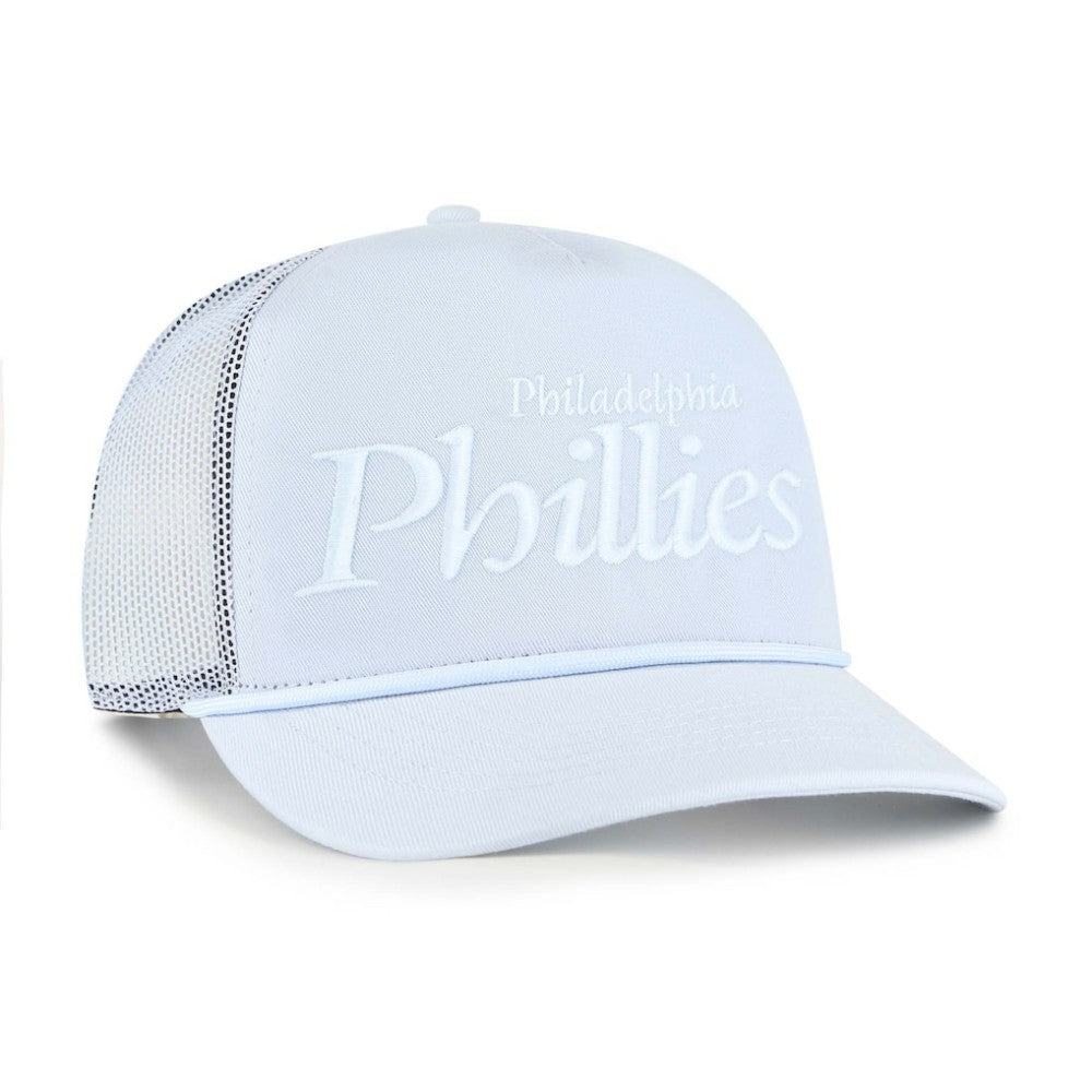 Philadelphia Phillies '47 Foundation Script Hitch Adjustable Trucker Hat On Sale