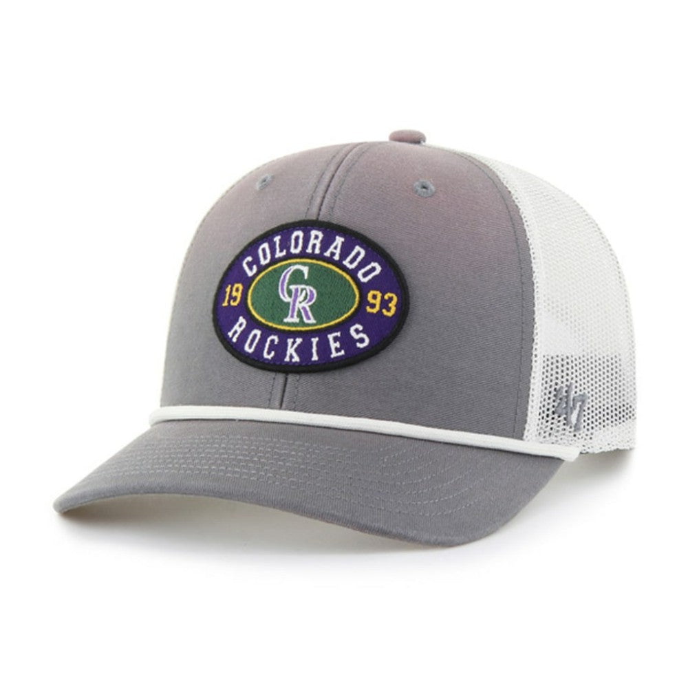 Colorado Rockies '47 Tide Sweep Rope Trucker Adjustable Hat On Sale