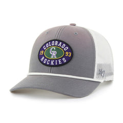 Colorado Rockies '47 Tide Sweep Rope Trucker Adjustable Hat On Sale