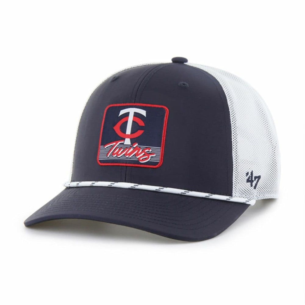 Minnesota Twins '47 Scratch Adjustable Trucker Hat Lifestyle