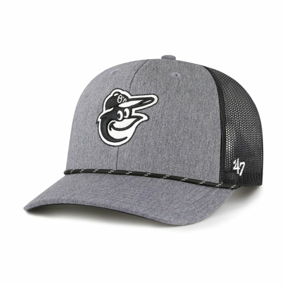 Baltimore Orioles '47 Carbon Rope Trucker Adjustable Hat Clearance