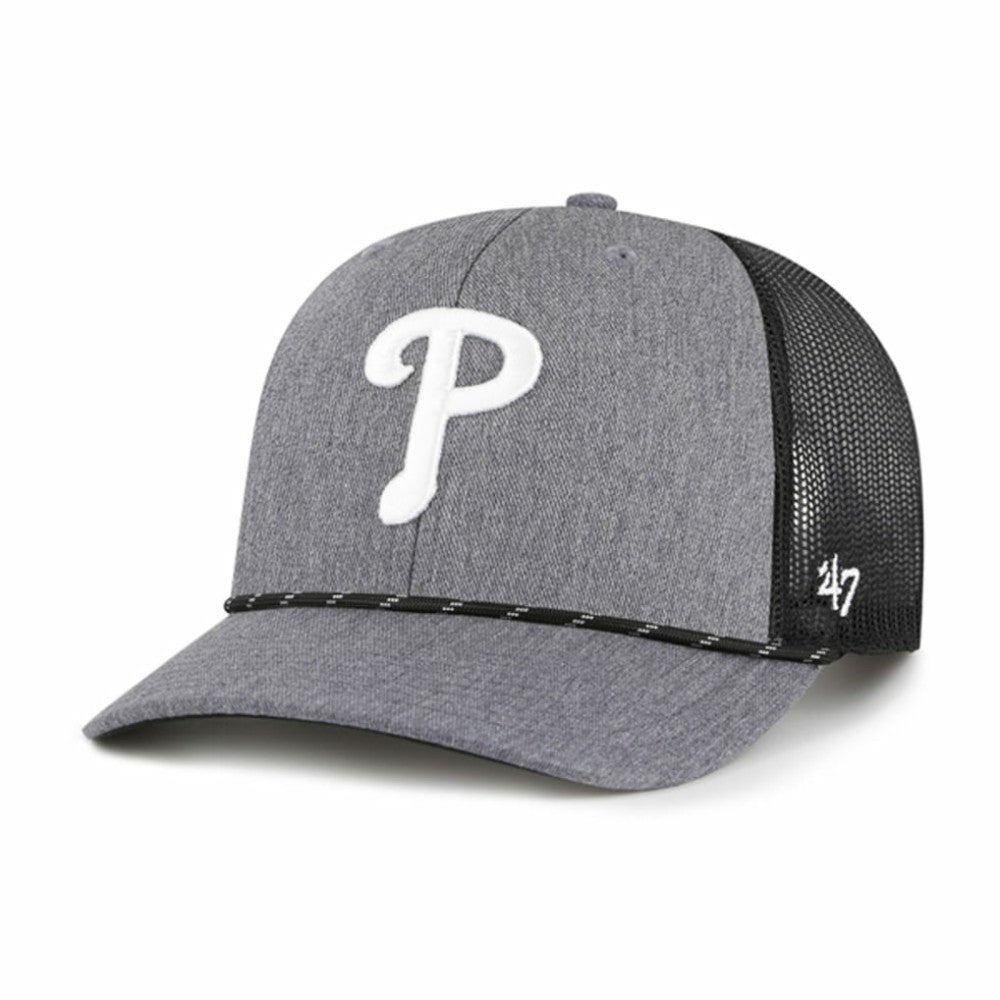 Philadelphia Phillies '47 Carbon Rope Trucker Adjustable Hat On Sale