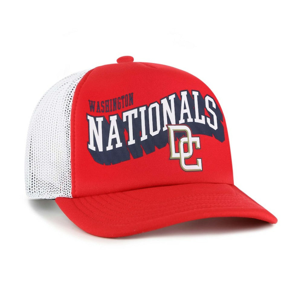 Washington Nationals '47 Meander Foam Trucker Snapback Hat Online