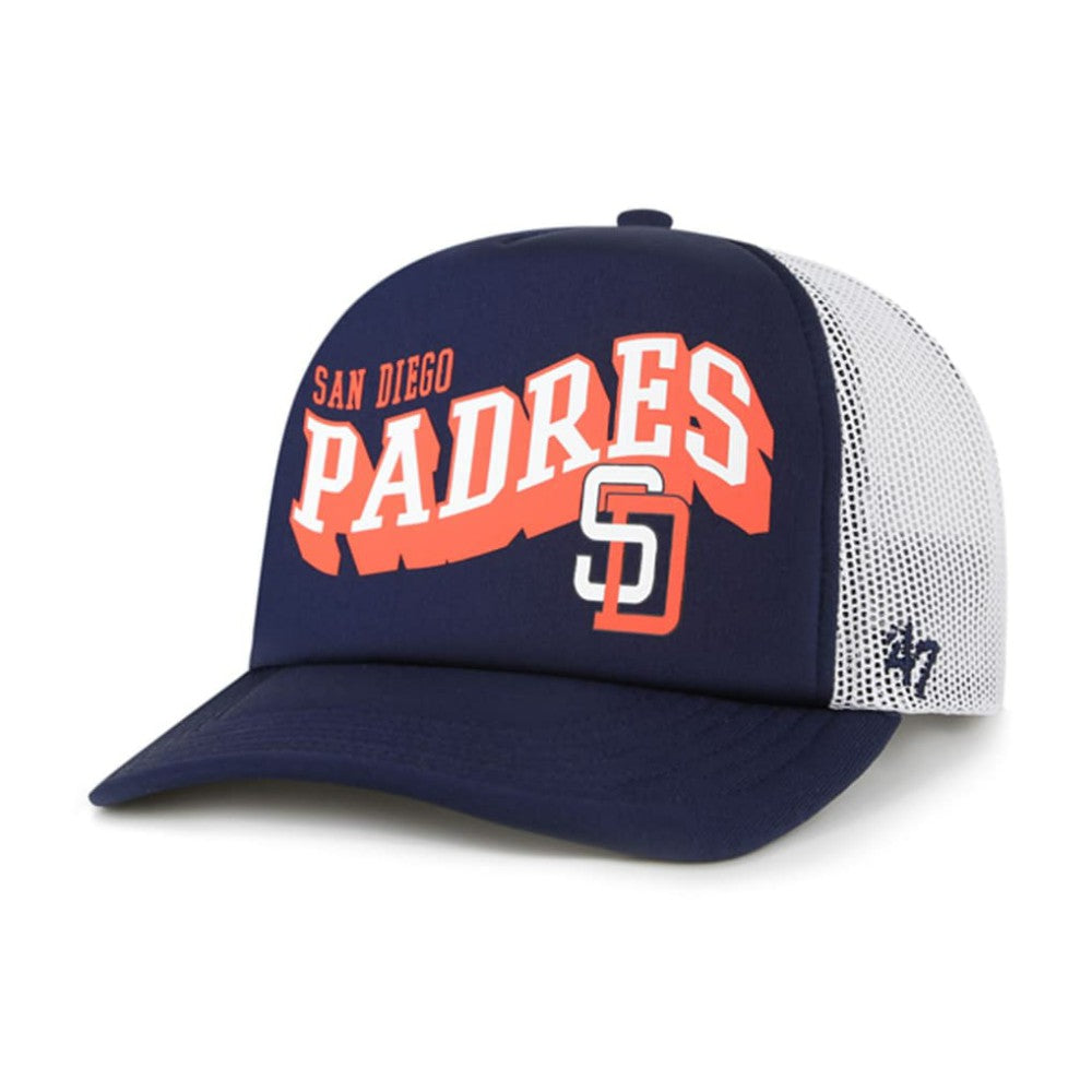 San Diego Padres '47 Meander Foam Trucker Snapback Hat Sale