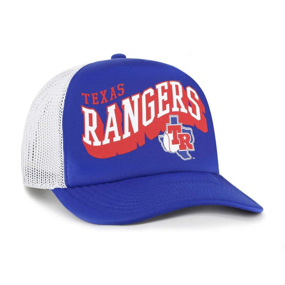 Texas Rangers '47 Meander Foam Trucker Snapback Hat Sale