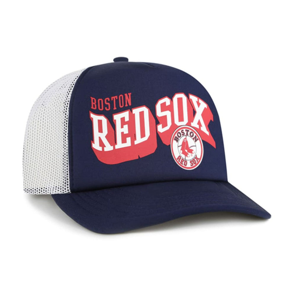 Boston Red Sox '47 Meander Foam Trucker Snapback Hat Online