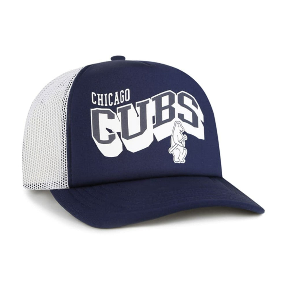 Chicago Cubs '47 Meander Foam Trucker Snapback Hat Online