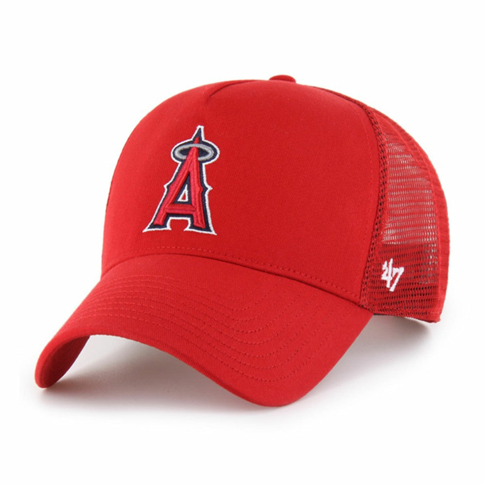 Los Angeles Angels '47 Ballpark Offside Adjustable Trucker Hat Lifestyle