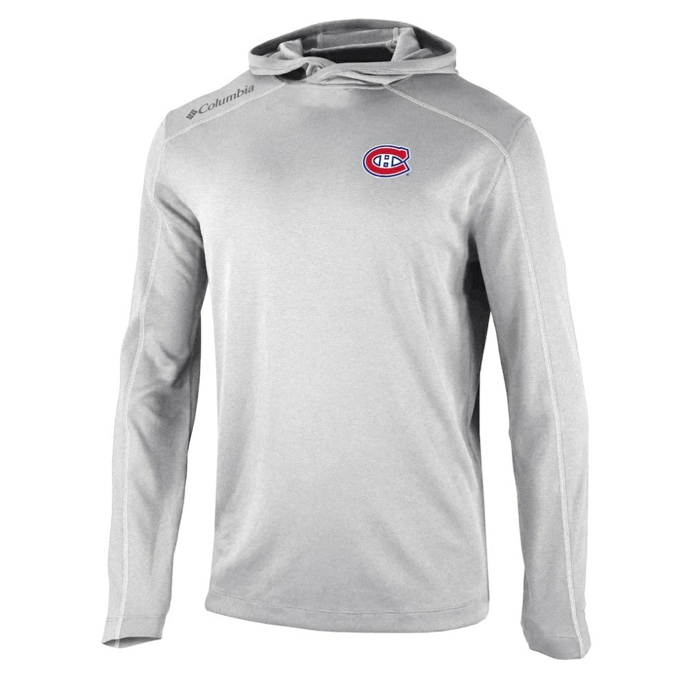 Montreal Canadiens - Columbia Shotgun Omni-Wick Pullover Hoodie Gray