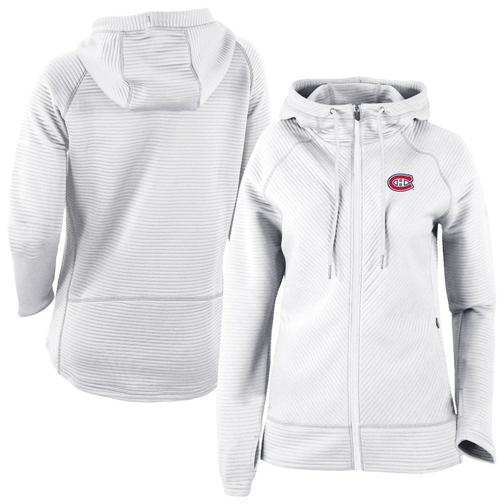 Montreal Canadiens - Columbia Omni-Wick Pack It Up Full-Zip Jacket White
