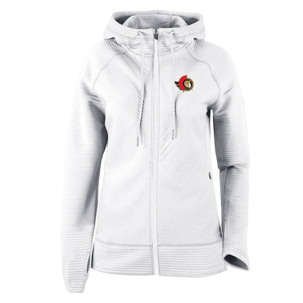 Ottawa Senators - Columbia Omni-Wick Pack It Up Full-Zip Jacket White